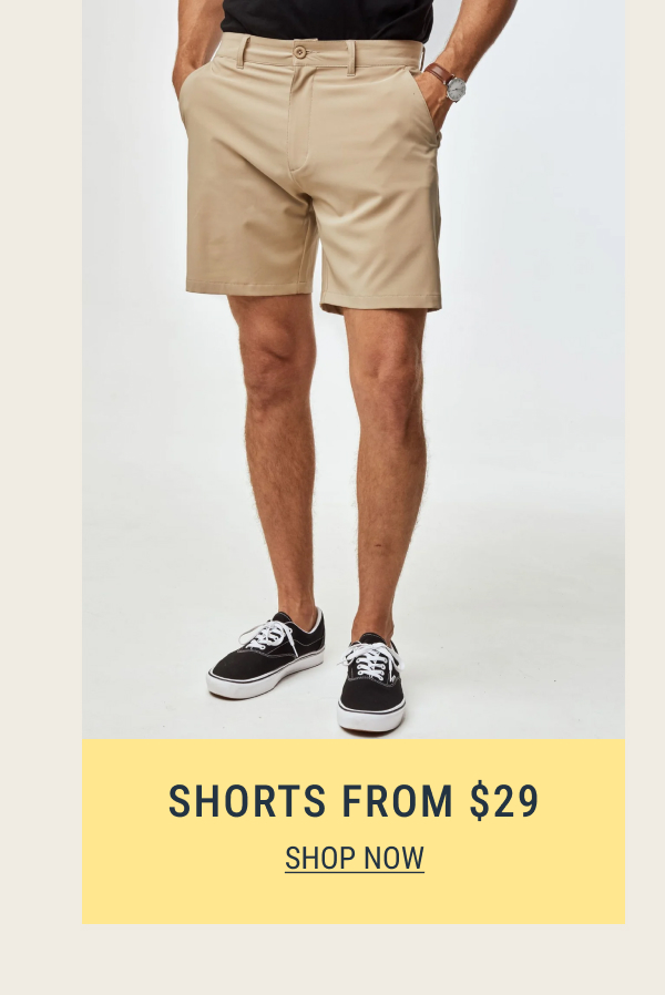Shorts from $29