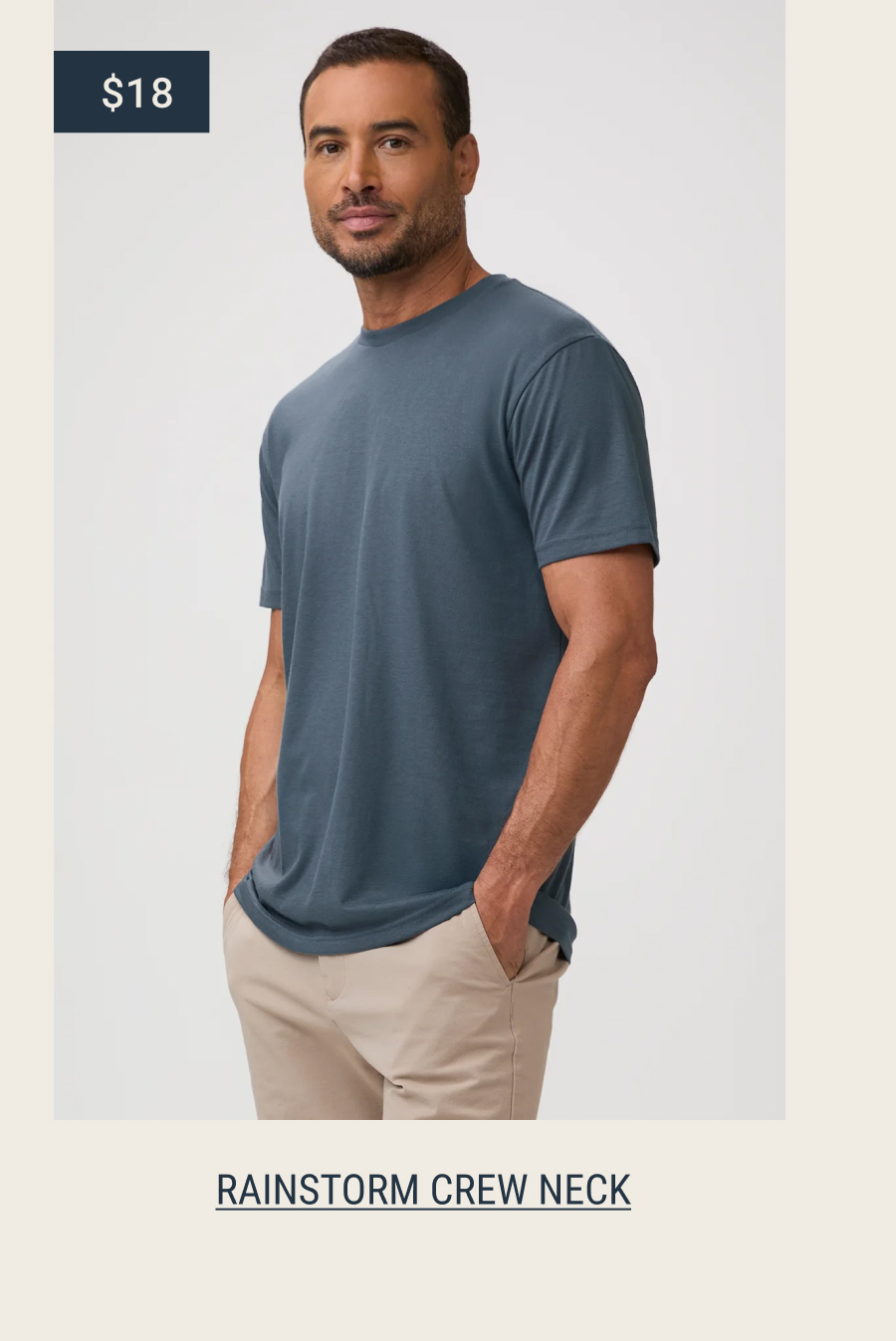 Rainstorm crew neck