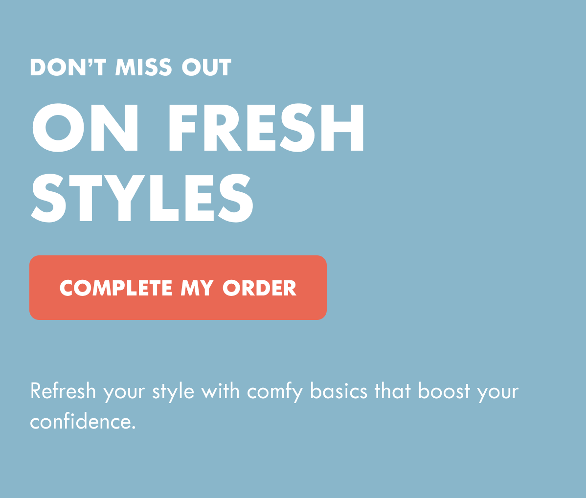 Complete my order