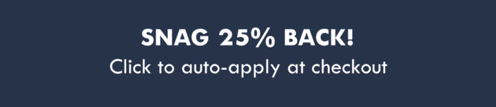 25% back