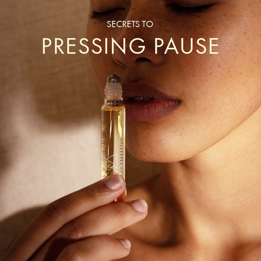 Secret To Pressing Pause I De-Stress Mind & Muscle Collection I Aromatherapy Associates I 2025