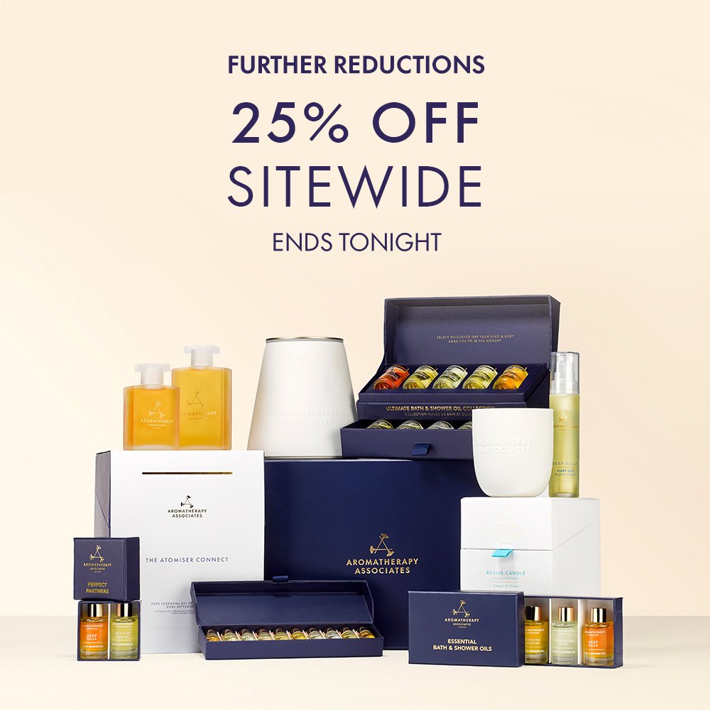 Bank Holiday Further Reductions I Aromatherapy Associates I 2025
