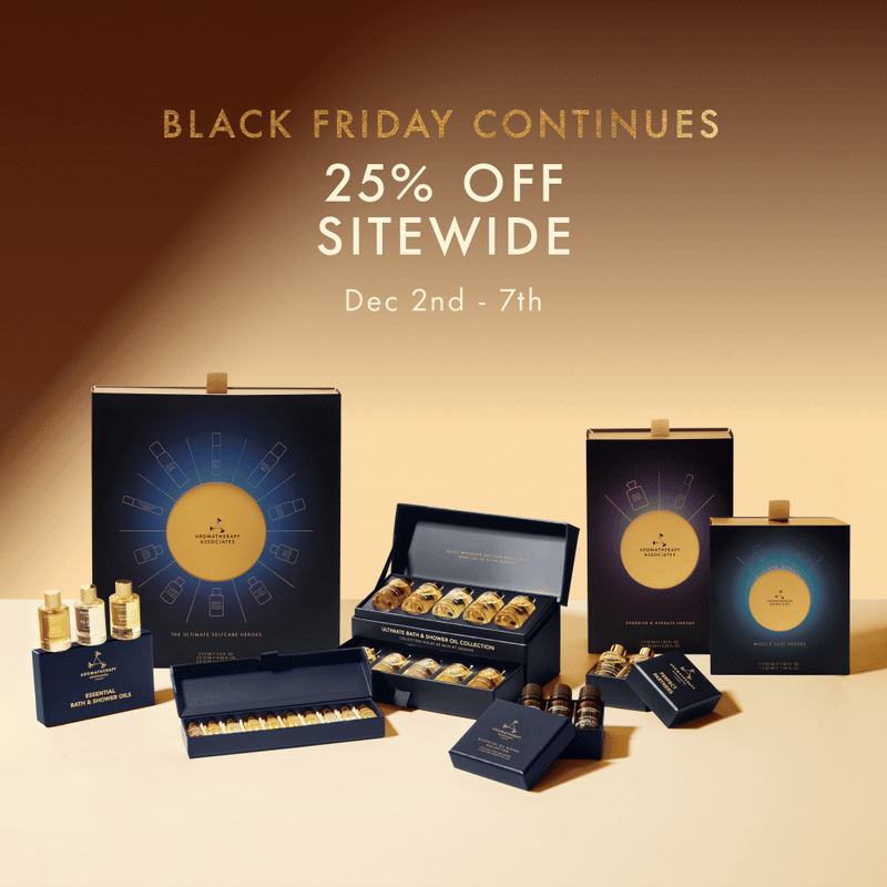 Black Friday Continues Launch I Meaningful Gifts I Aromatherapy Associates 2025