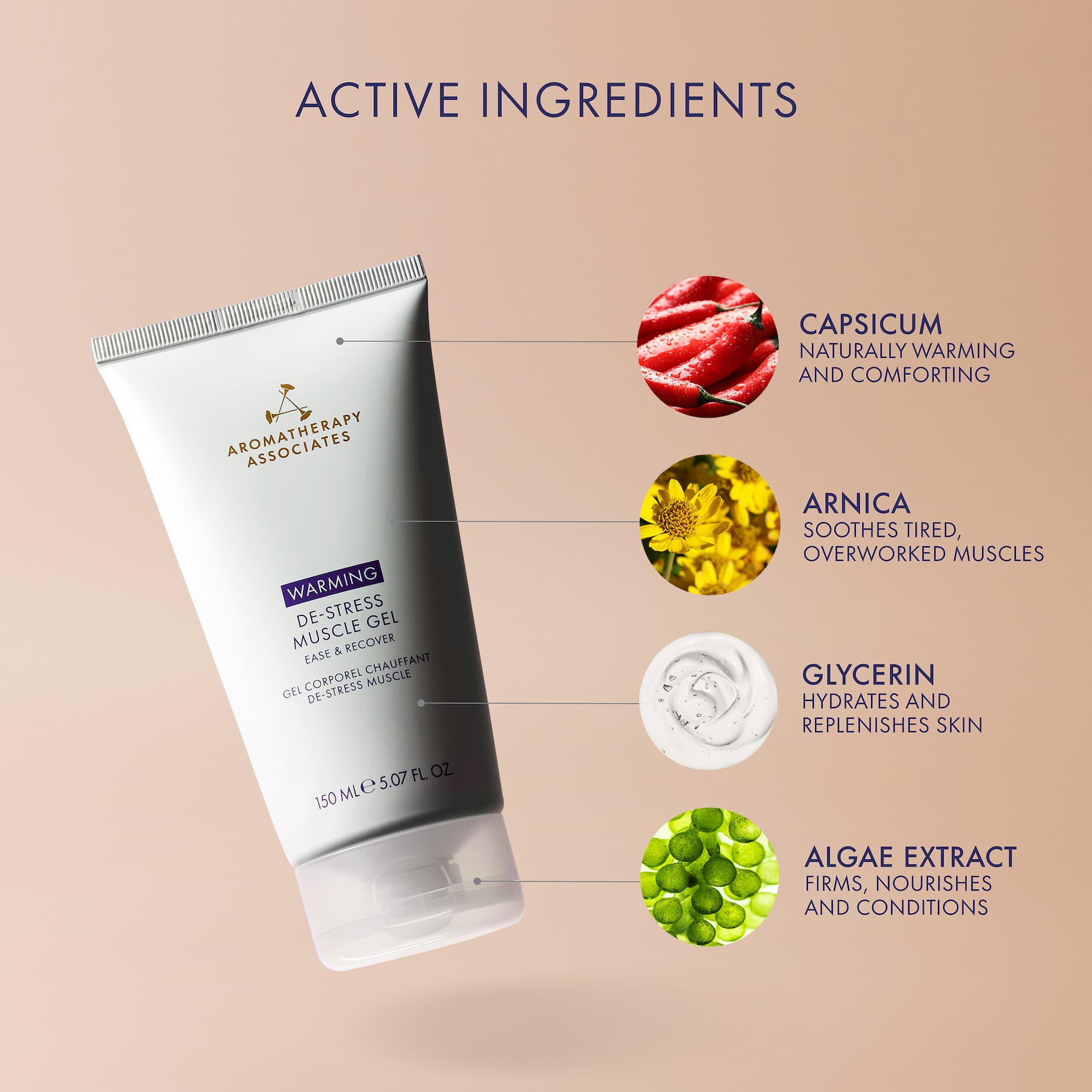 Warming De-stress Muscle Gel | Aromatherapy Associates | 2026