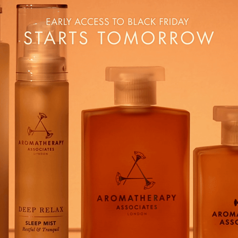Black Friday I Rewards Club Early Access  I Aromatherapy Associates 2025
