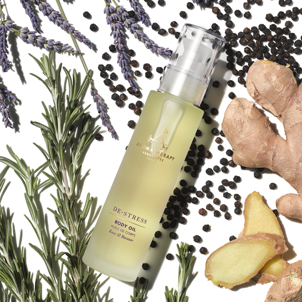 Autumn Equinox Launch I De-Stress Body Oil I Aromatherapy Associates I 2025