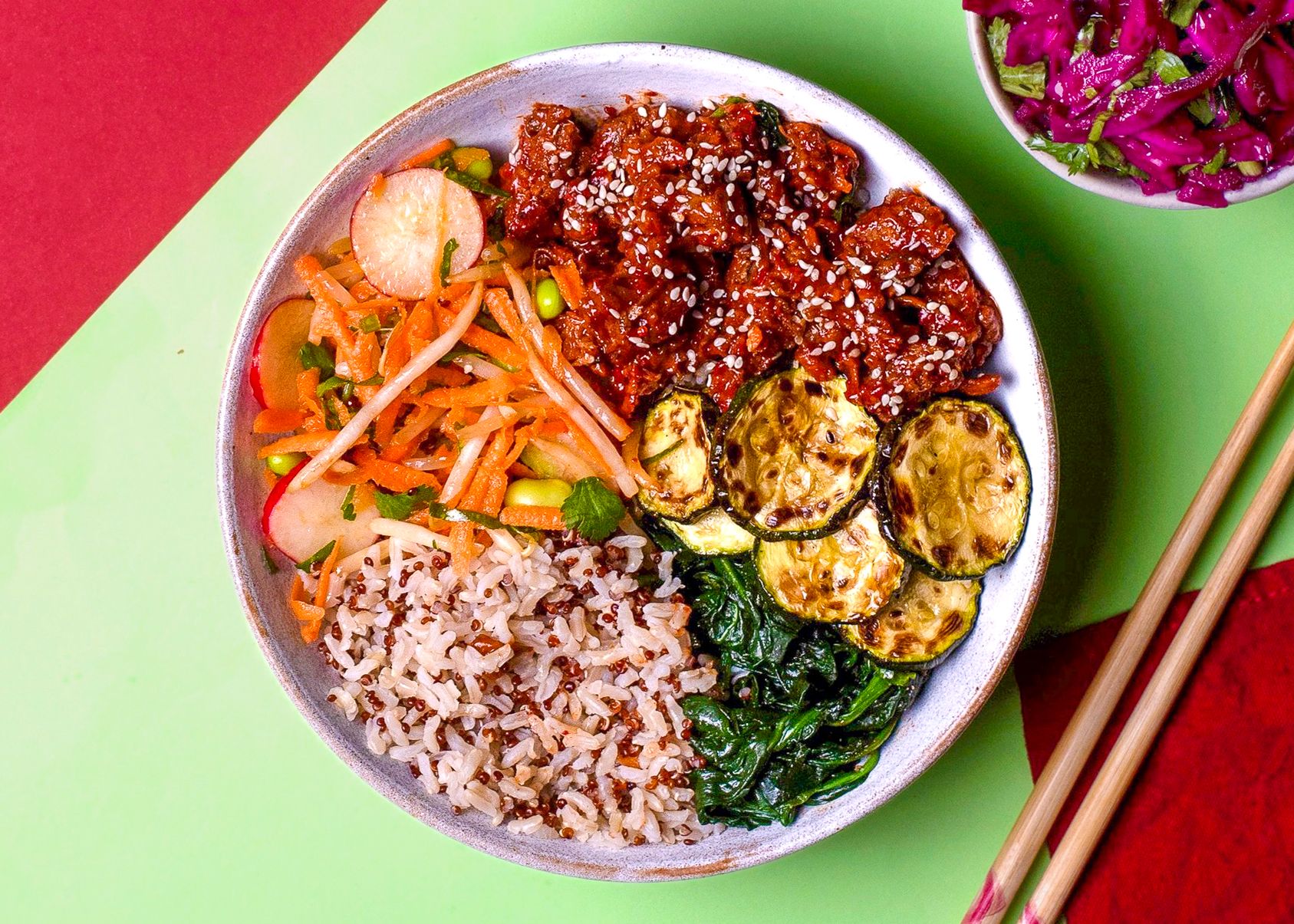 Meet our NEW Korean Bibimbap 🙌 Planty