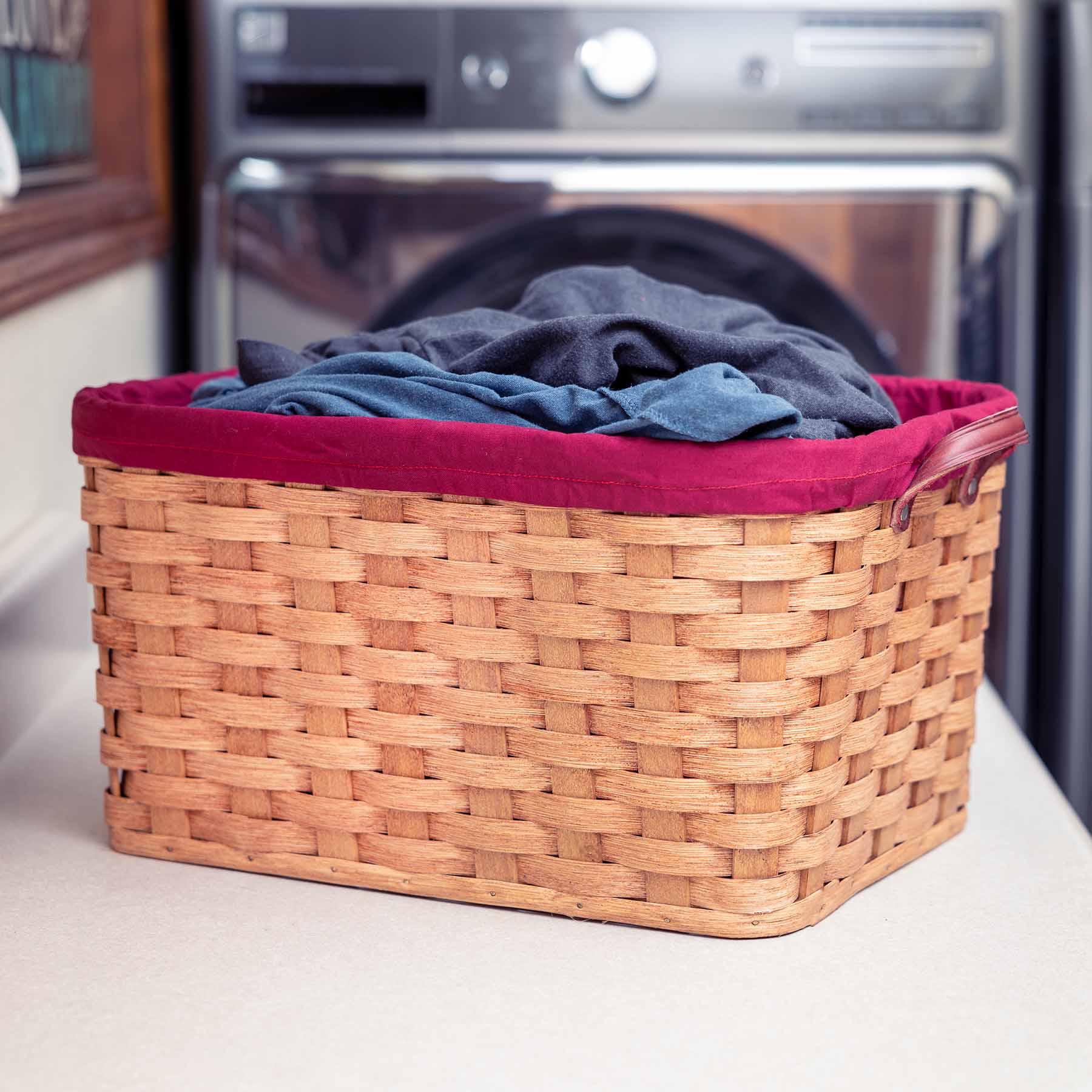 Medium Wicker Laundry Basket