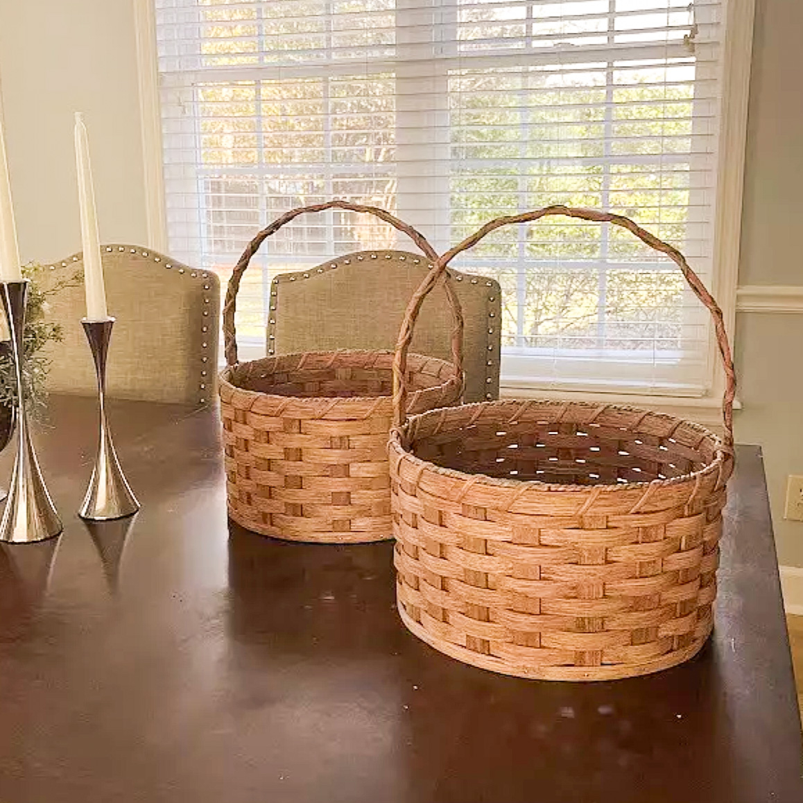 Wicker Easter Baskets