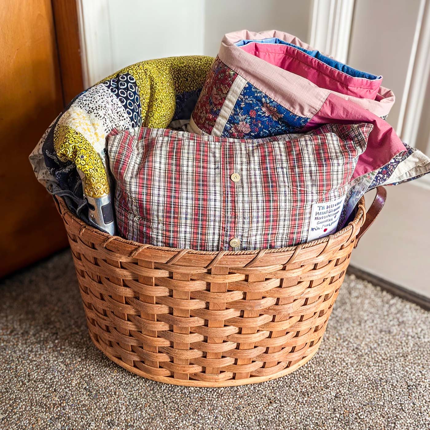 Farmhouse Laundry Basket