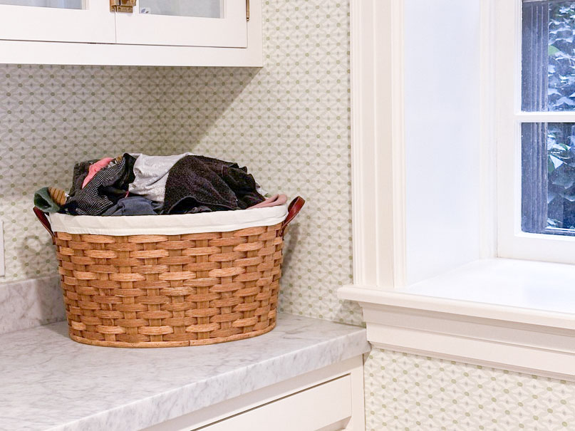 Farmhouse Laundry Basket