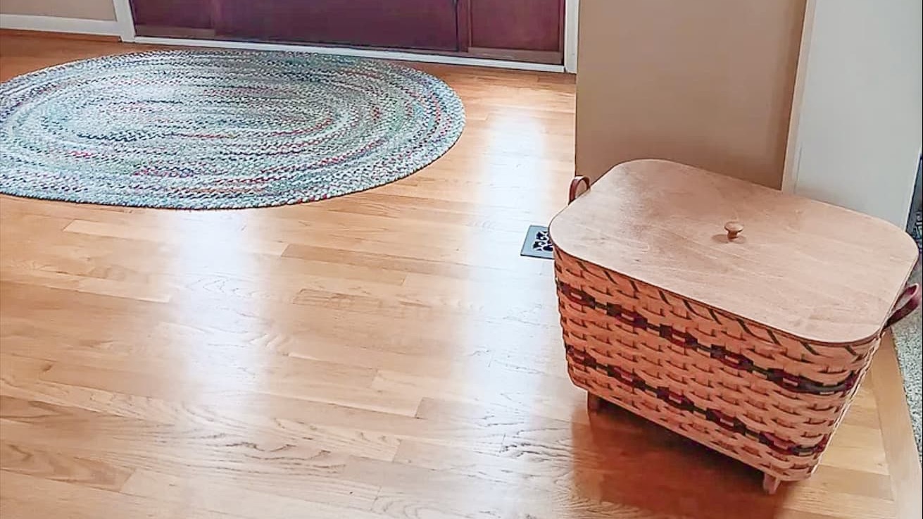 Throw Blanket Basket