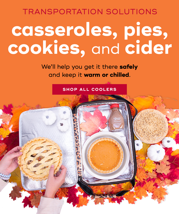 Confidently transport warm pies + cold cider 🍎🥧 Scout Bags