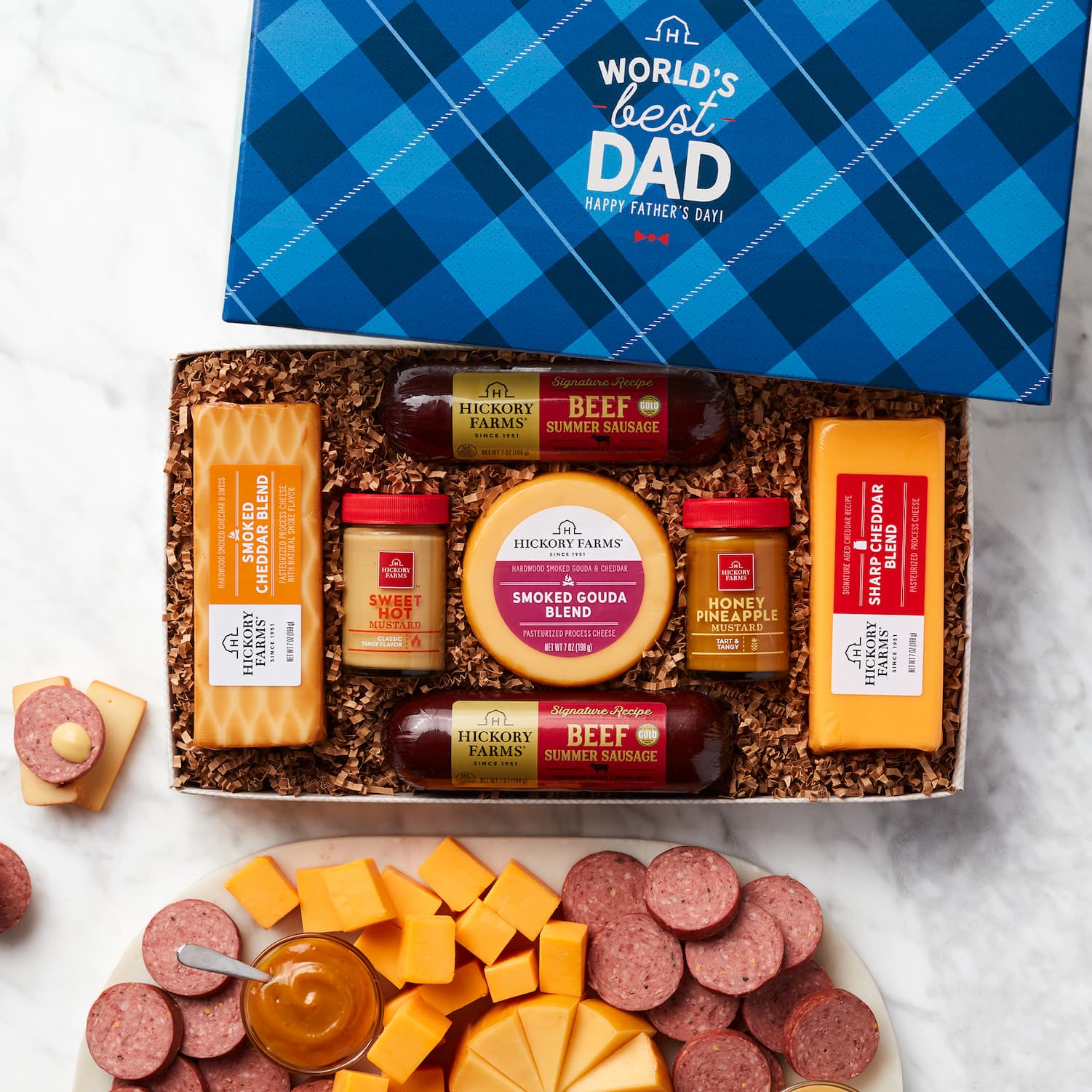Father's Day Summer Sausage & Cheese Gift Box