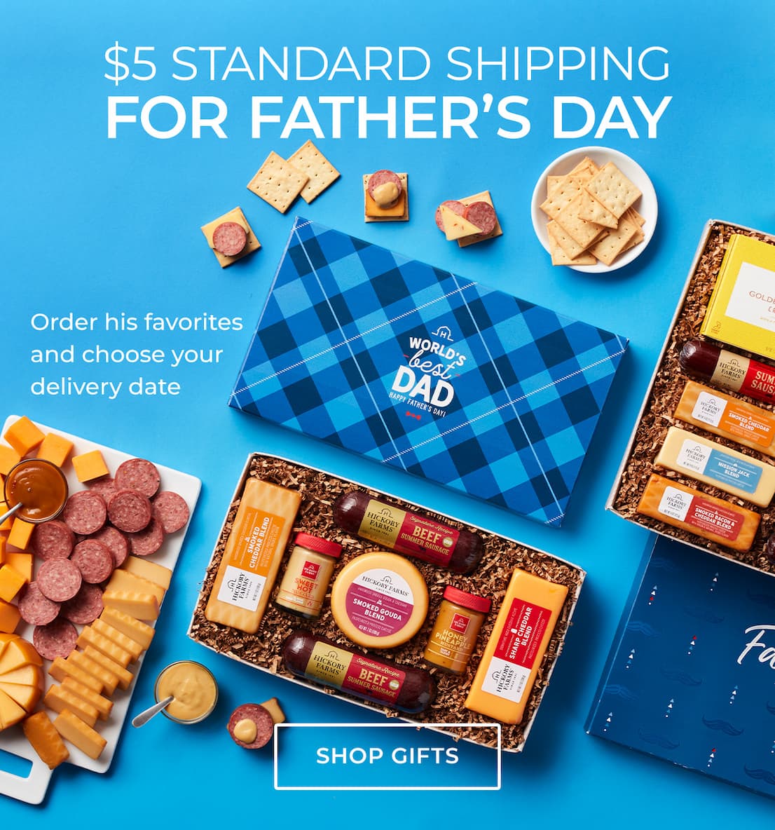 $5 Standard shipping for Father's Day