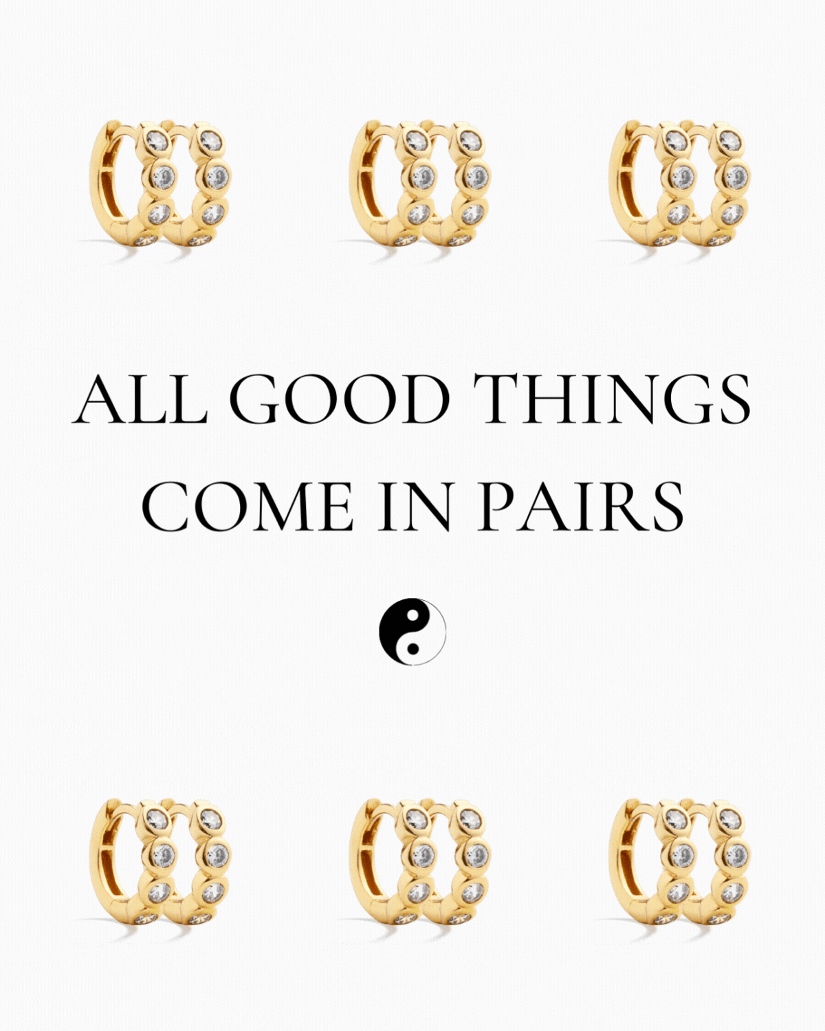 The best things come in pairs Eline Rosina Jewelry