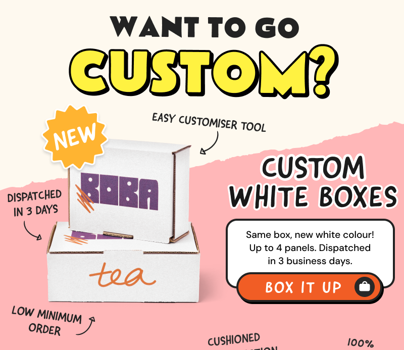 NEW Custom White Boxes!