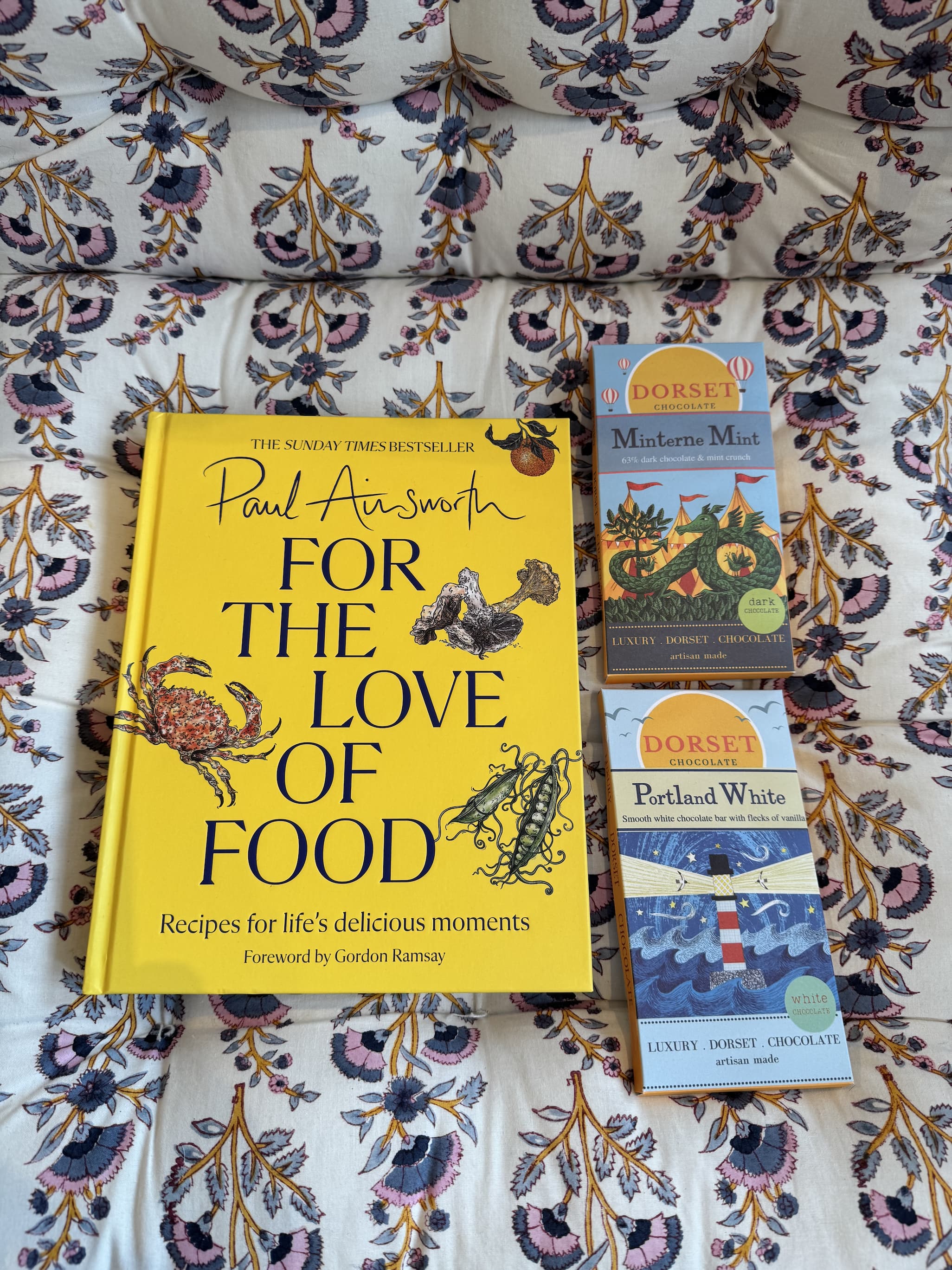 Paul Ainsworth FOR THE LOVE OF FOOD and Dorset Handmade Chocolate Bars