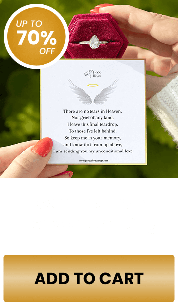 Teardrop From Heaven Urn Ring