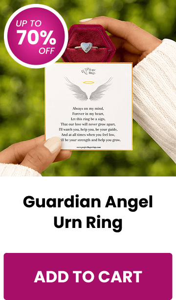 Guardian Angel Urn Ring