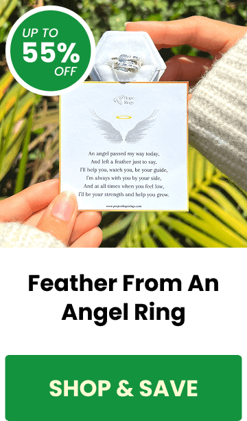 Up To 55% OFF - Feather From An Angel Ring - SHOP & SAVE