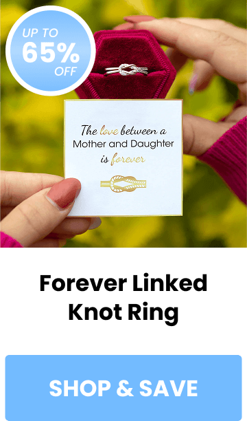 Forever Linked Knot Ring
