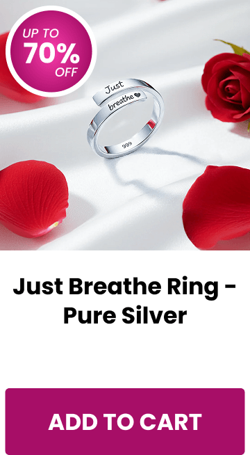 Just Breathe Ring - Pure Silver