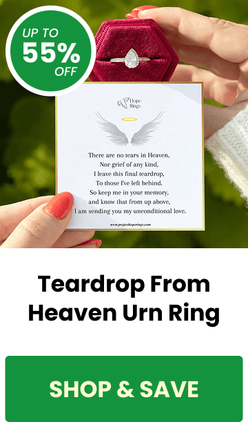 Up To 55% OFF - Teardrop From Heaven Urn Ring - SHOP & SAVE