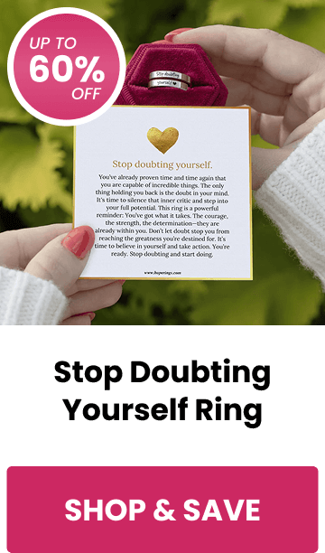 Stop Doubting Yourself Ring