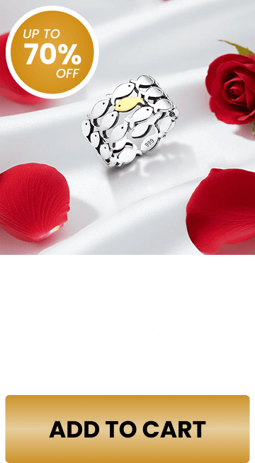 Swim Against The Current Ring - Pure Silver