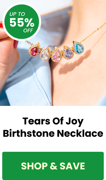 Up To 55% OFF - Tears Of Joy Birthstone Necklace - SHOP & SAVE