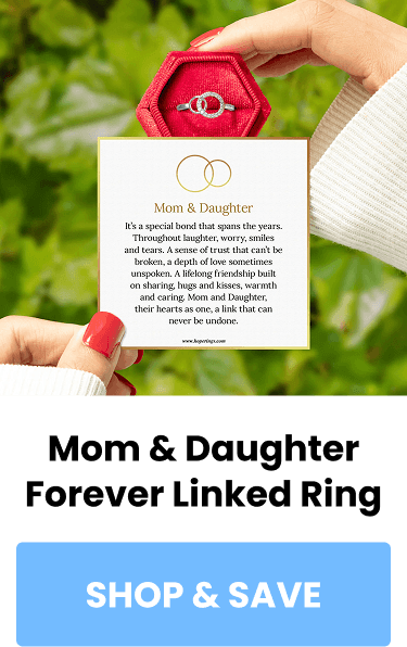 Mom & Daughter Forever Linked Ring