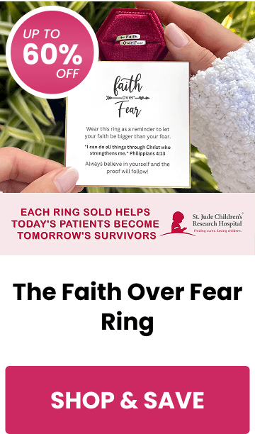 The Faith Over Fear Ring