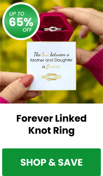 Forever Linked Knot Ring