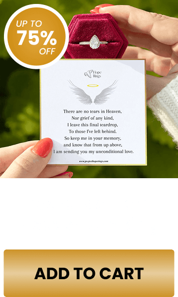 Teardrop From Heaven Urn Ring - ADD TO CART