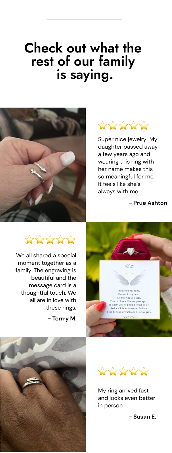 Our pieces don't just sparkle, they tell stories!