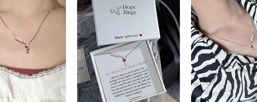 Wine Bottle Necklace