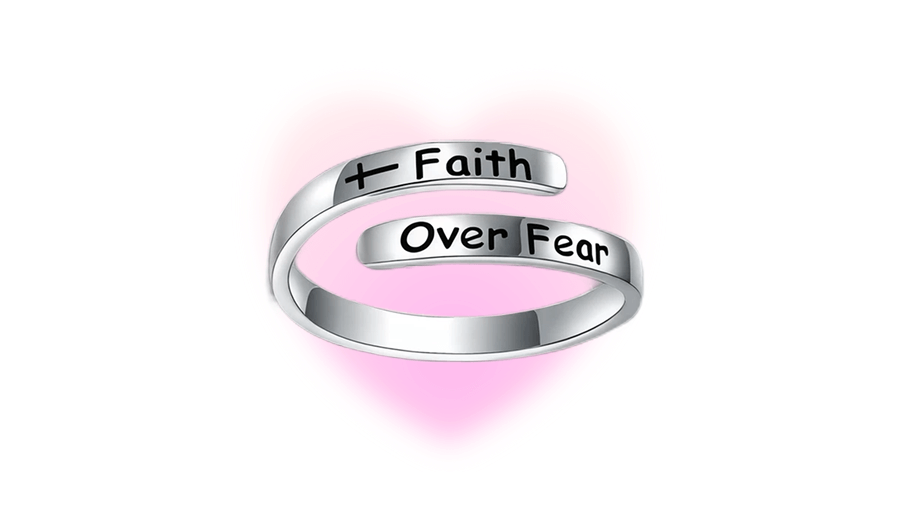 Faith Over Fear Ring