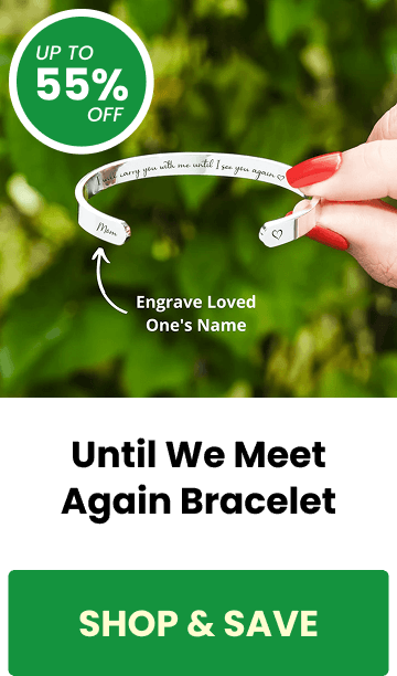 Up To 55% OFF - Until We Meet Again Bracelet - SHOP & SAVE