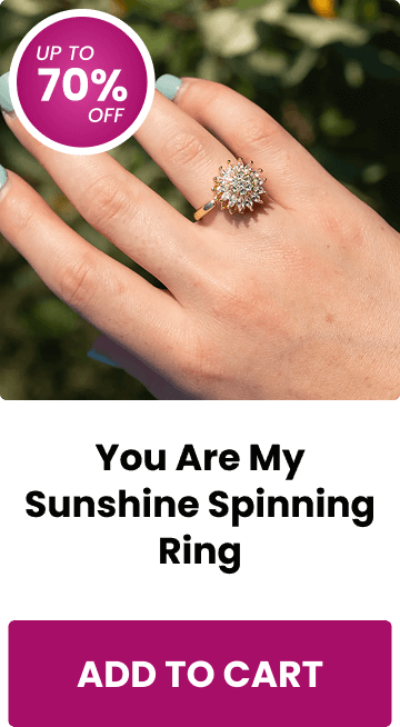 You Are My Sunshine Spinning Ring