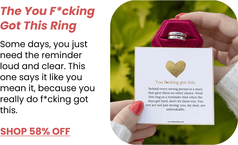 The You F*cking Got This Ring - SHOP 49% OFF
