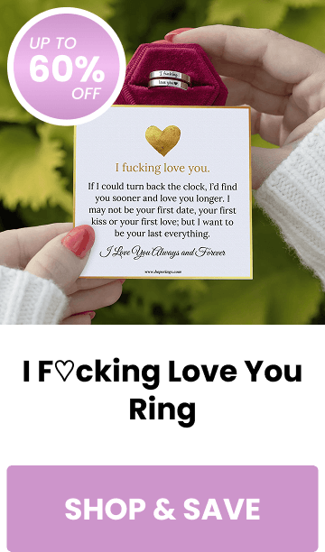 I F♡cking Love You Ring