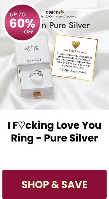 I F♡cking Love You Ring - Pure Silver