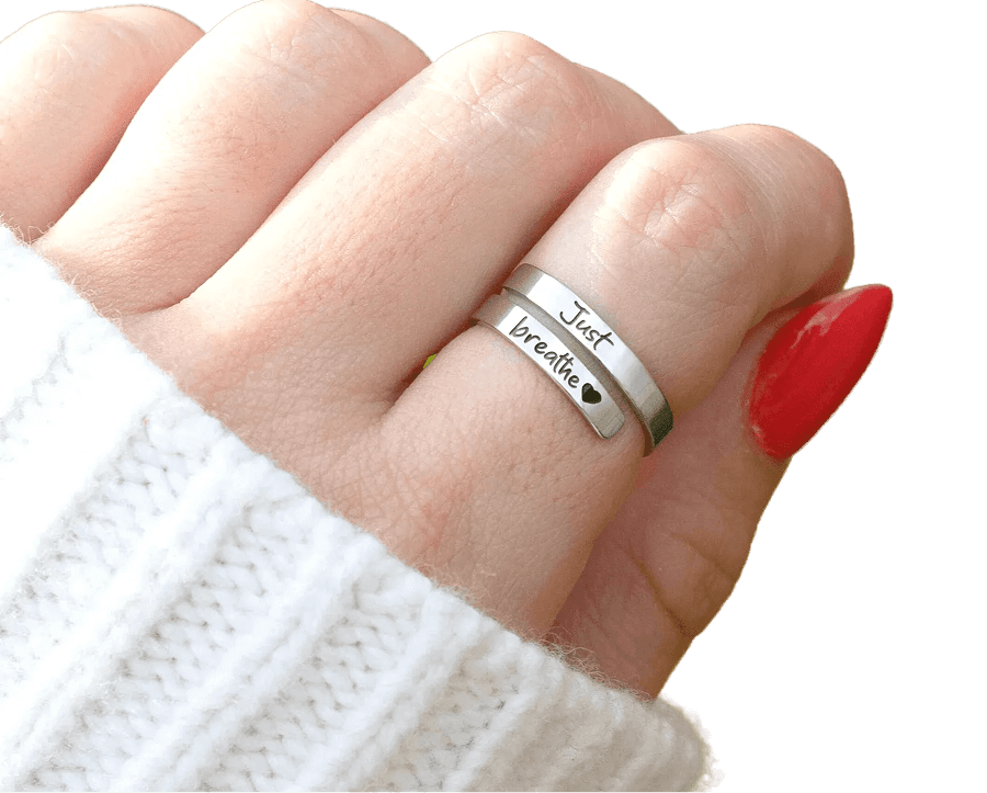 Just Breathe Ring