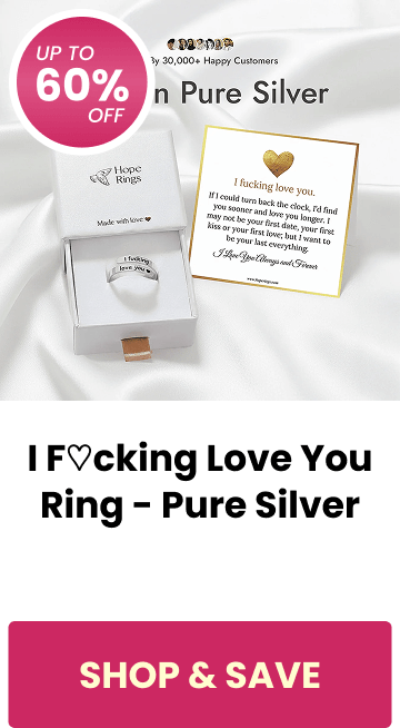 I F♡cking Love You Ring - Pure Silver