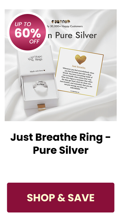 Just Breathe Ring - Pure Silver
