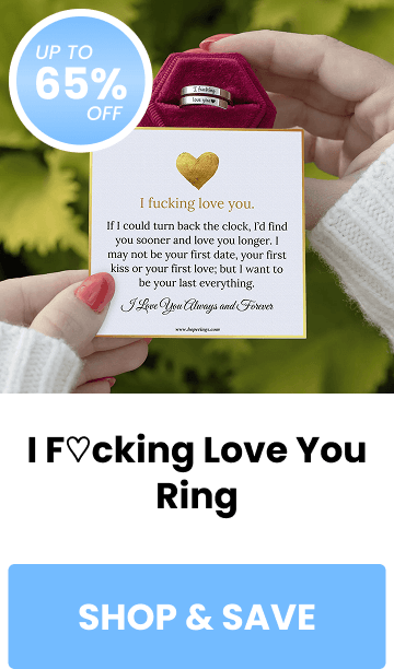 I F♡cking Love You Ring