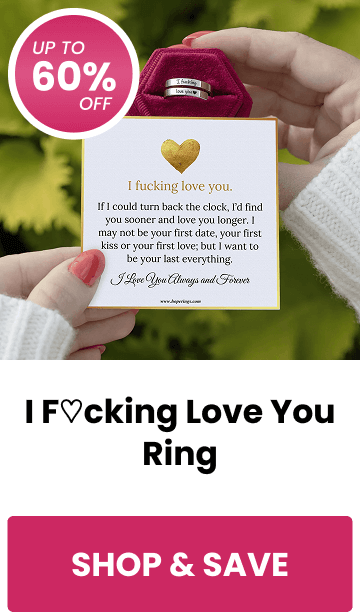 I F♡cking Love You Ring
