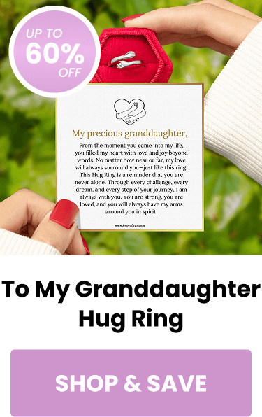 To My Granddaughter Hug Ring
