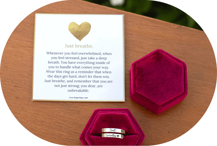 Just Breathe Ring